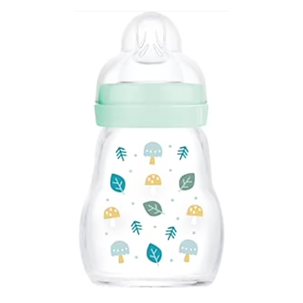 MAM BABY BIBERON FEEL GOOD CRISTAL + 0M HOJAS  (170ML)