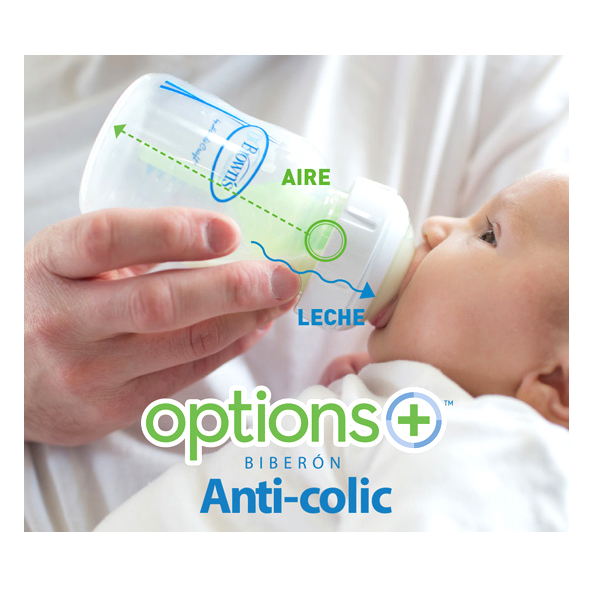 DR. BROWN´S BIBERÓN OPTIONS PLUS + BOCA ESTRECHA (60ML)