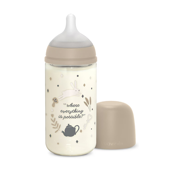 SUAVINEX BIBERON VIDRIO SX PRO WONDERLAND SILICONA +3M T.M (240ml) 