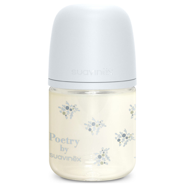 SUAVINEX BIBERON VIDRIO TETINA SX PRO SILICONA POETRY (120ML)