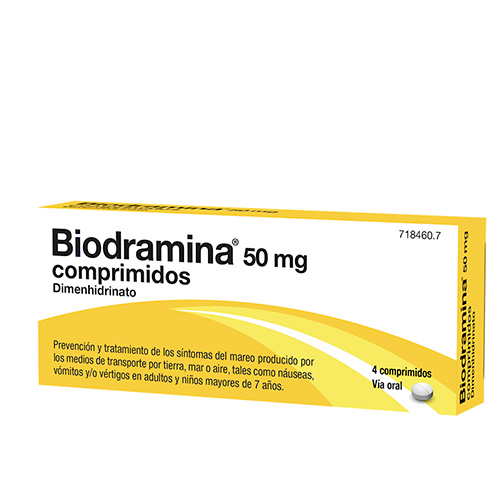 URIACH BIODRAMINA 50mg COMPRIMIDOS 