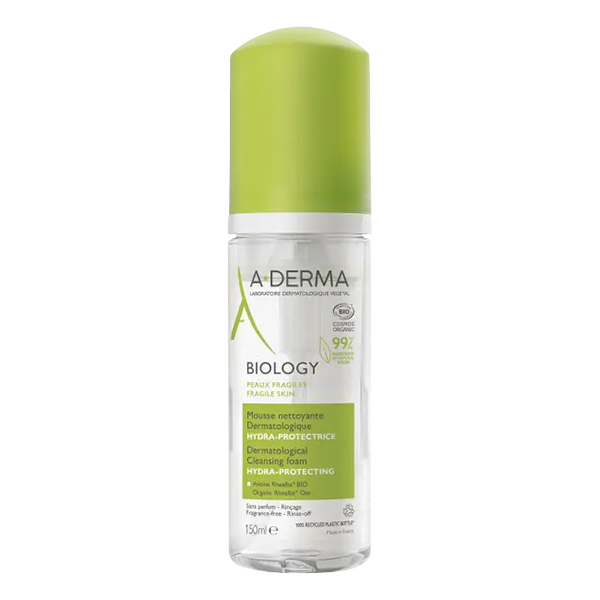 A-DERMA BIOLOGY ESPUMA LIMPIADORA HIDRAPROTECTOR (150ml)