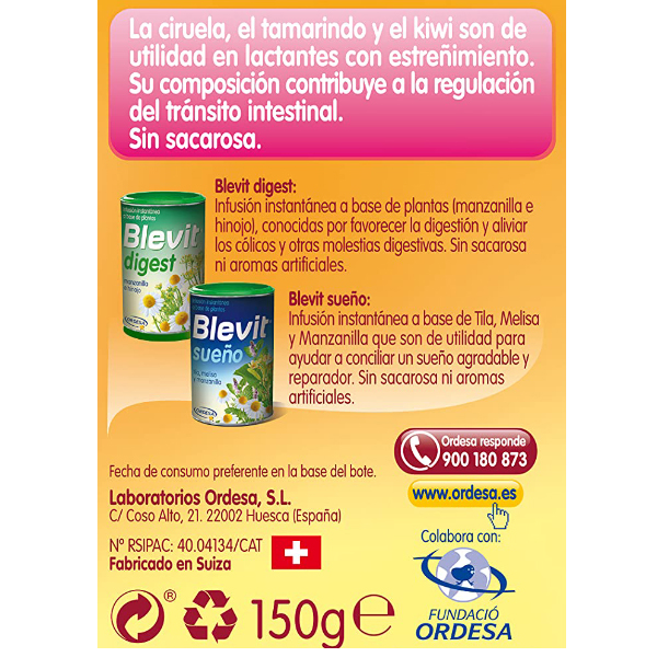 Comprar ORDESA BLEVIT Infusión Laxante (150g) a precio online