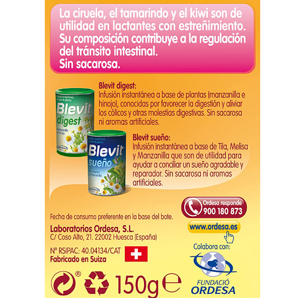 ORDESA BLEVIT Infusión Laxante (150g)