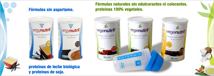 Dieta Ergynutril-Vegenutril de Laboratorios NUTERGIA