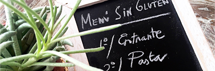 Un Menú SIN GLUTEN