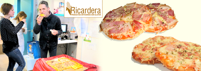 Nos encantan las pizzas SIN GLUTEN de Forn Ricardera!