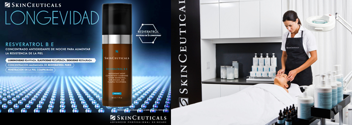 SKINCEUTICALS lanza al mercado RESVERATROL B E la molécula de la LONGEVIDAD