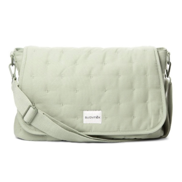 SUAVINEX BOLSO MATERNIDAD BANDOLERA POETRY  (COLOR VERDE)