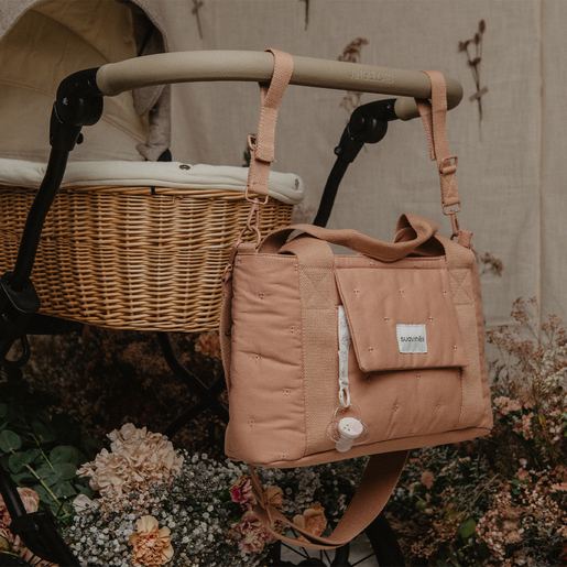 SUAVINEX BOLSO PASEO PANERA COLECCION POETRY (COLOR ROSA)