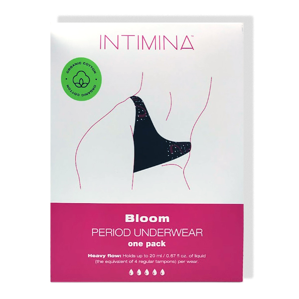 INTIMINA BRAGAS MENSTRUALES ALGODON ORGANICO TALLA L (1 UNIDAD)