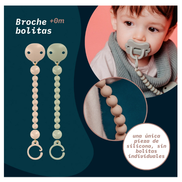 SUAVINEX BROCHE BOLITAS COLORES SICILICONA (1 UNIDAD)
