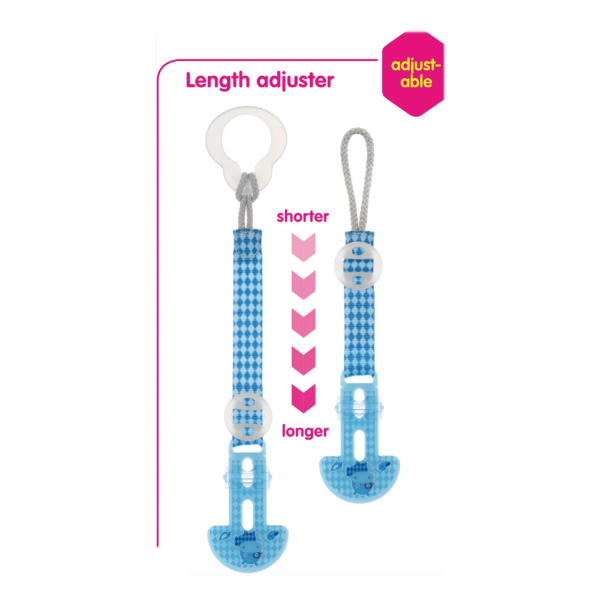 MAM BABY BROCHE CHUPETE Y CUBRETETINA AZUL CLIP IT & COVER (1 UNIDAD)