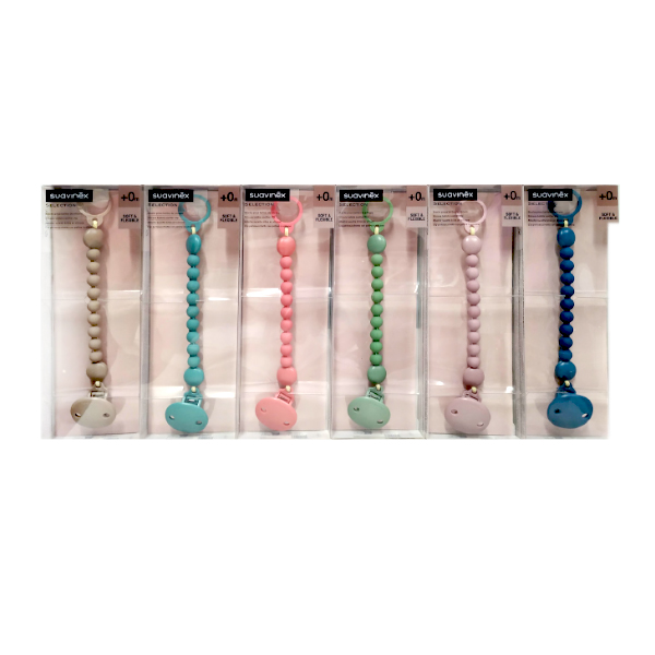 SUAVINEX BROCHE COLOUR ESSENCE INTENSE BOLITAS SILICONA (1 UNIDAD)
