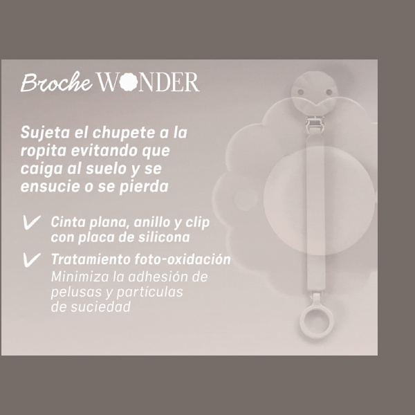 SUAVINEX BROCHE PINZA WONDER SILICONA INTENSE COLOR