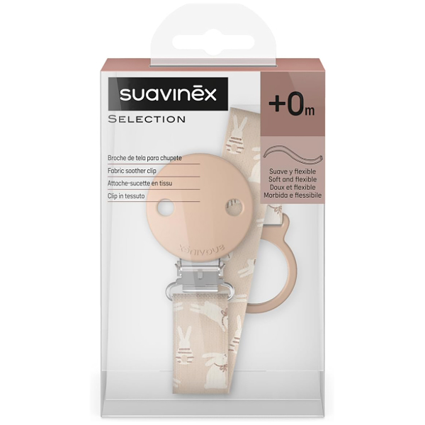 SUAVINEX BROCHE WONDERLAND PINZA CON CINTA +0M (1 UNIDAD)
