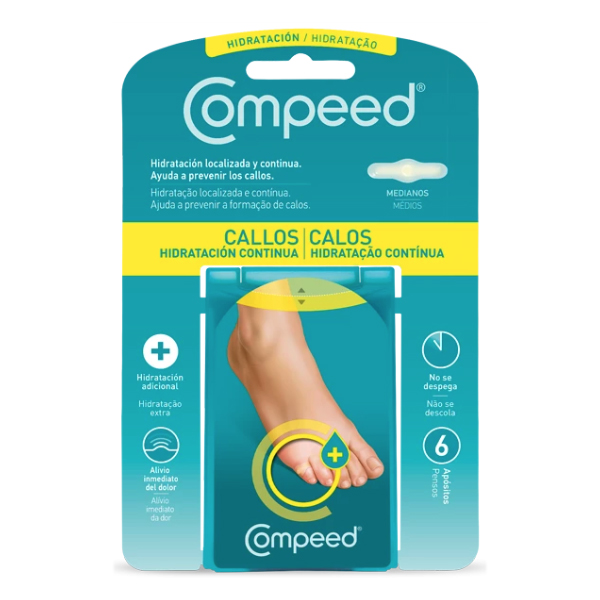 COMPEED CALLOS HIDRATACION CONTINUA (6 UNIDADES)