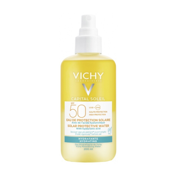 VICHY CAPITAL SOLEIL AGUA HIDRATANTE  SPF50+ (200ml)