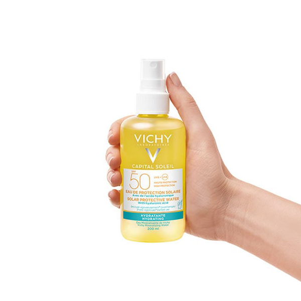 VICHY CAPITAL SOLEIL AGUA HIDRATANTE  SPF50+ (200ml)