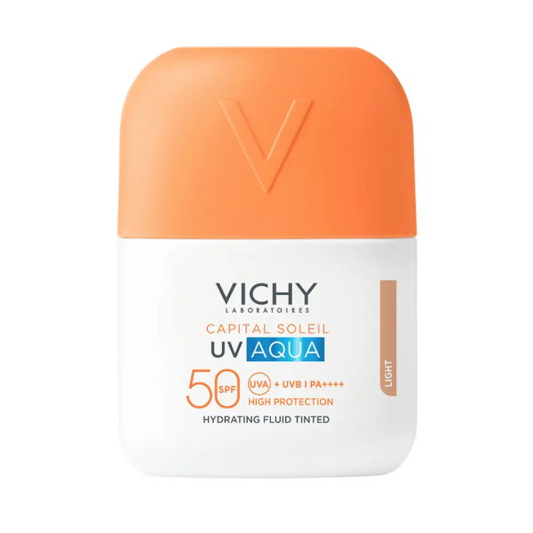 VICHY CAPITAL SOLEIL AQUA FLUID SPF50 + TONO CLARO (50ML)