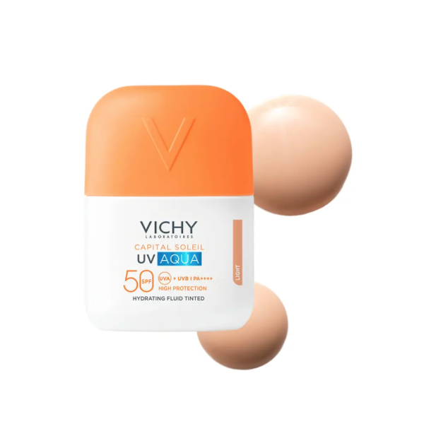 VICHY CAPITAL SOLEIL AQUA FLUID SPF50 + TONO CLARO (50ML)