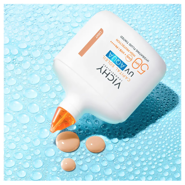 VICHY CAPITAL SOLEIL AQUA FLUID SPF50 + TONO CLARO (50ML)