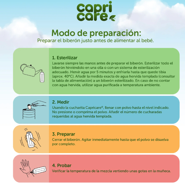 CAPRICARE CAPRICARE 1 LECHE LACTANTES 0-6M (800g) 