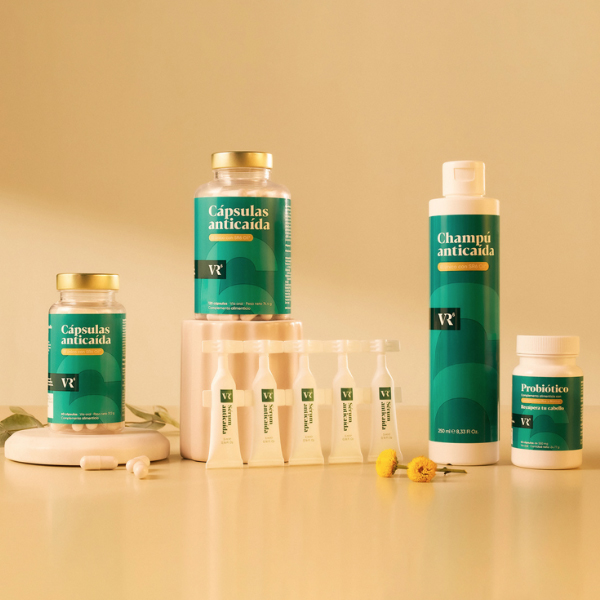 VR6 HAIR CAPSULAS ANTICAIDA (120 UNIDADES)