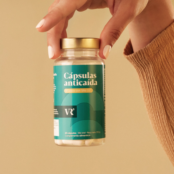 VR6 HAIR CAPSULAS ANTICAIDA (60 UNIDADES)