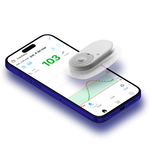 QUIES CARESENS AIR DISPOSITIVO MEDIDOR GLUCOSA SENSOR PIEL