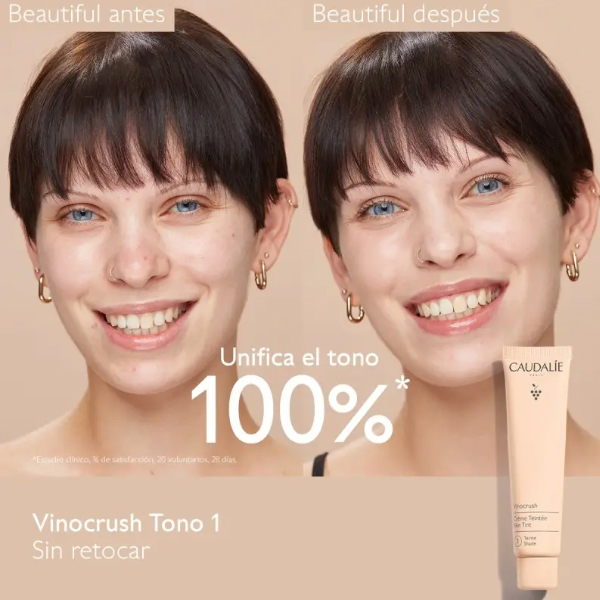 CAUDALIE VINOCRUSH CREMA CON COLOR Tono 1 (30ML)