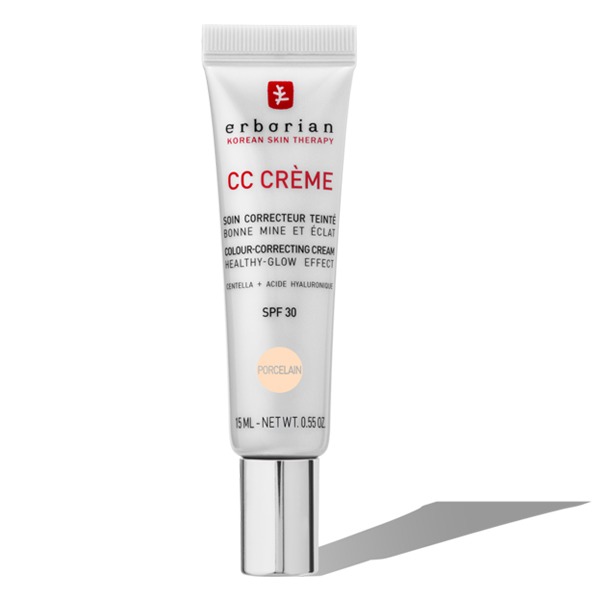 ERBORIAN CC CREME CON CENTELLA ASIATICA EFECTO BUENA CARA TONO PORCELANA (15ML)