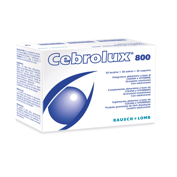 BAUSCH&LOMB Cebrolux 800  (30 sobres)    