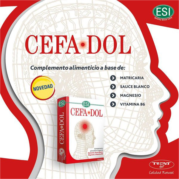ESI-TREPAT DIET CEFADOL Prevención Cefaleas (30caps)