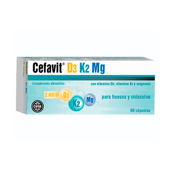 COBAS LABORATORIO Cefavit® D3K2Mg (60CAPS.VEGETALES)