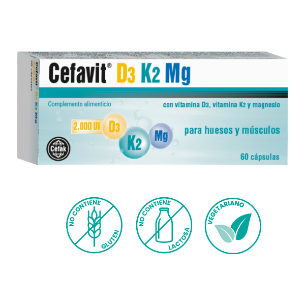 COBAS LABORATORIO Cefavit® D3K2Mg (60CAPS.VEGETALES)