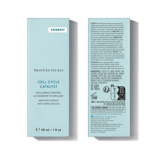 SKINCEUTICALS CELL CYCLE CATALYST Sérum Renovador con Taurina Acelerador del Ciclo de Renovación Celular (30ML)