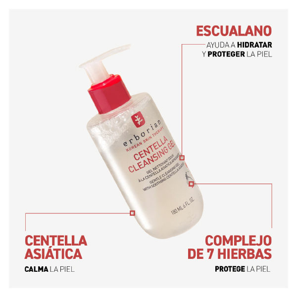 ERBORIAN CENTELLA CLEANSING GEL (180ML)