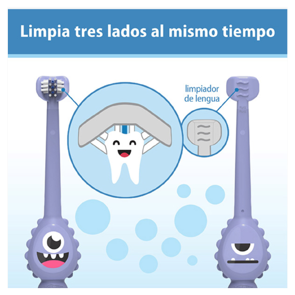DR. BROWN´S CEPILLO DIENTES NIÑOS MONSTRUO MORADO 1-4 AÑOS (1 UNIDAD)