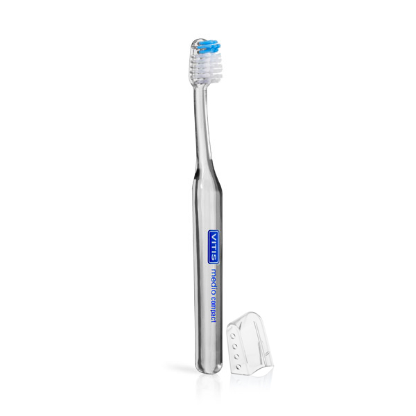 VITIS Cepillo Dental Compact Medio