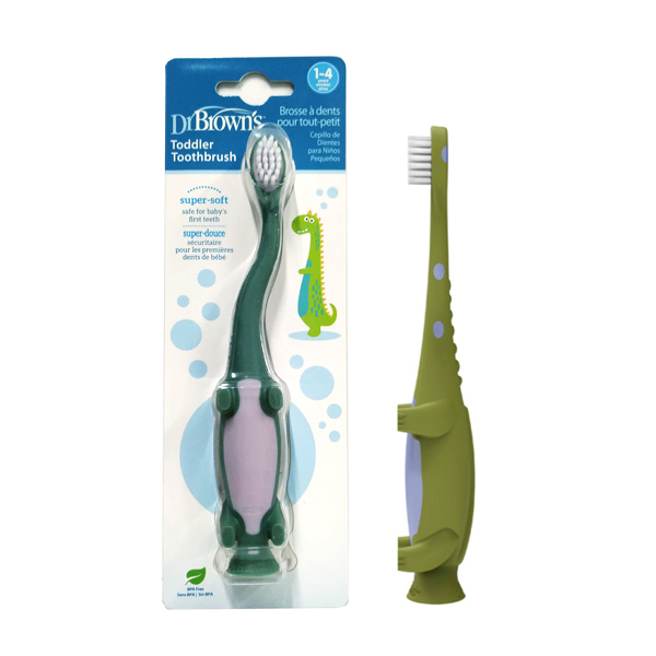 DR. BROWN´S CEPILLO DENTAL INFANTIL DINOSAURIO 1-4 AÑOS