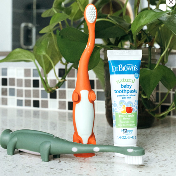DR. BROWN´S CEPILLO DENTAL INFANTIL DINOSAURIO 1-4 AÑOS