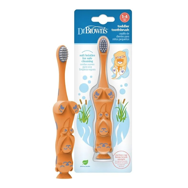 DR. BROWN´S CEPILLO DIENTES NUTRIA NARANJA NIÑOS