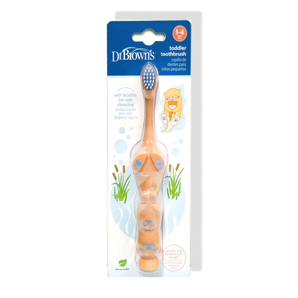 DR. BROWN´S CEPILLO DIENTES NUTRIA NARANJA NIÑOS