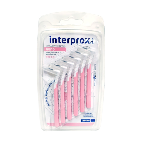 INTERPROX CEPILLO INTERDENTAL NANO PLUS PHD = 0.7 (6UDS)  
