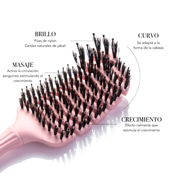 MONCHO MORENO CEPILLO MAGIC BRUSH ROSA (1 UNIDAD)