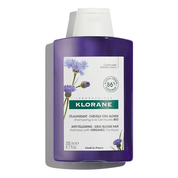 KLORANE CHAMPU CENTAUREA REFLEJOS PLATEADOS (200ML)