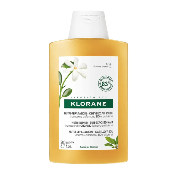 KLORANE CHAMPU NUTRITIVO TAMANU BIO Y AL MONOÏ  (200ml)