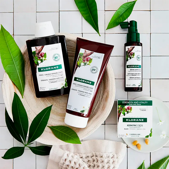 KLORANE PACK DUPLO CHAMPÚ QUININA EDELWEIS (2X400ML)