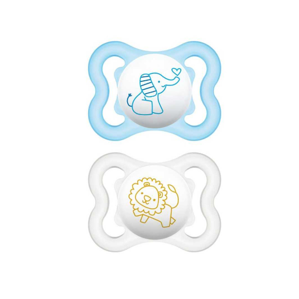 MAM BABY CHUPETE Air silicona 0+MESES AZUL (2UDS)